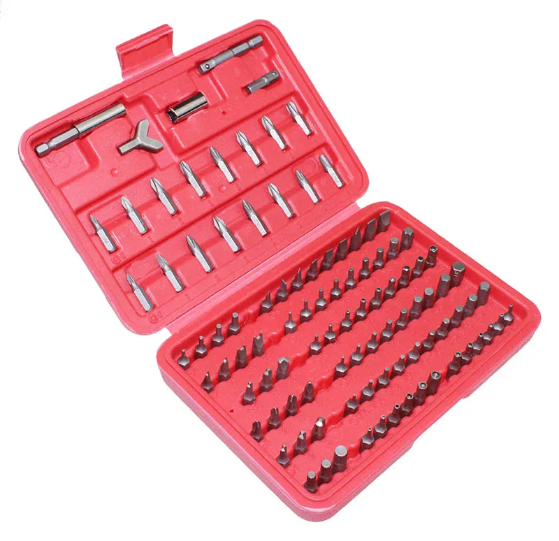 

Девятый мир, 100 шт., полезный набор отверток, набор несанкционированных бит, набор ручных инструментов, отвертки, дрель с коробкой, прочный