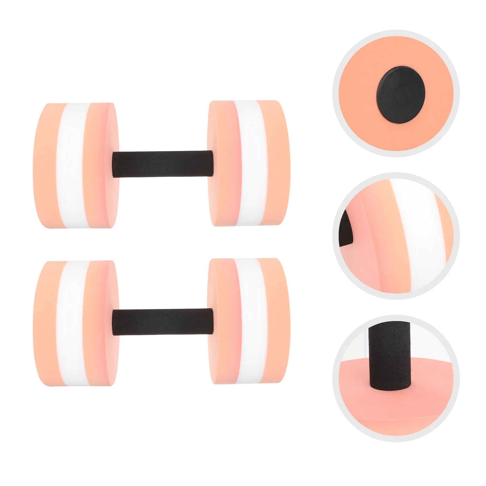 

2 Pcs Swimming Pool Water Floating Dumbbell Fitness Billiard Balls Weights for Exercise Eva Portable