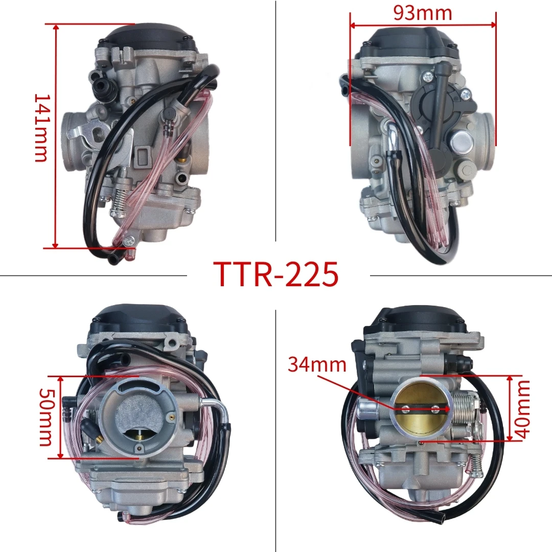 For Yamaha TTR225 TTR-225 XT225 Serow XT 225 1999-2004 5FG-14901-00-00 Motorcross Dirt Pit Bike Carb 34MM Motorcycle Carburetor