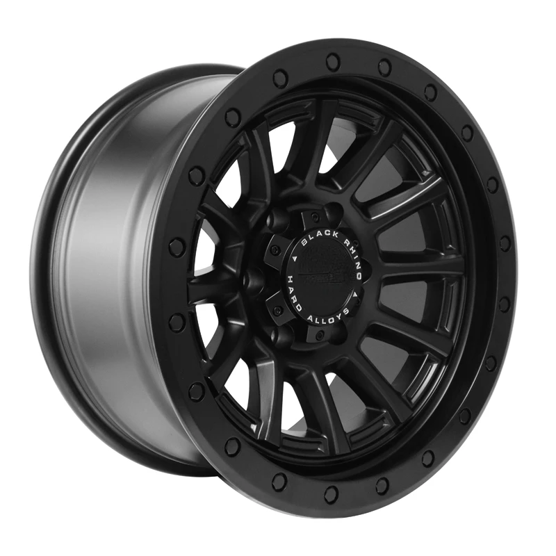 4X4 wheel rim 16x7.0 Size  4x4 alloy wheel 5H165.1 for Land Rover Defender gloss black Finish for black rhino