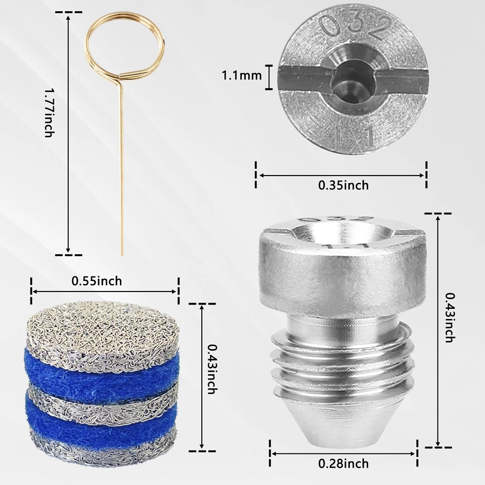 Neue Schaumkanonen-Öffnungsdüsen-Spitzen und Schaumbereiter-Netzfilter 0,9 mm bis 1,4 mm Schaumgenerator zum Waschen von Automobilen – Detail 2
