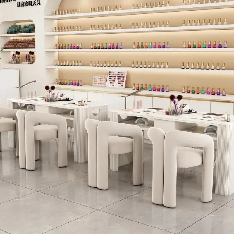 Белый органайзер для дизайна стола для ногтей, подставка для маникюра, стол для ногтей, художественная станция, оборудование для салона Lashista Mobiliario, мебель