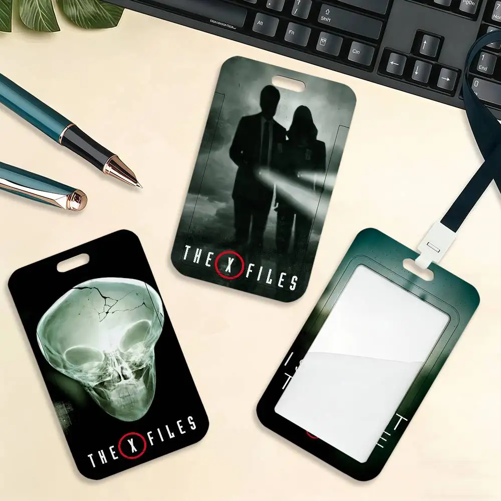 Class TV Series The X-Files Card Holder Cardcase Bus Subway Work Permit Student Lanyard Neck Straps Badge Holder Door Card