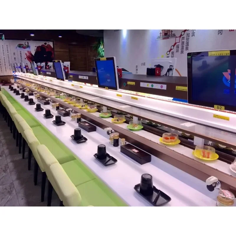 sushi running machine sushi rotating table sushi food train