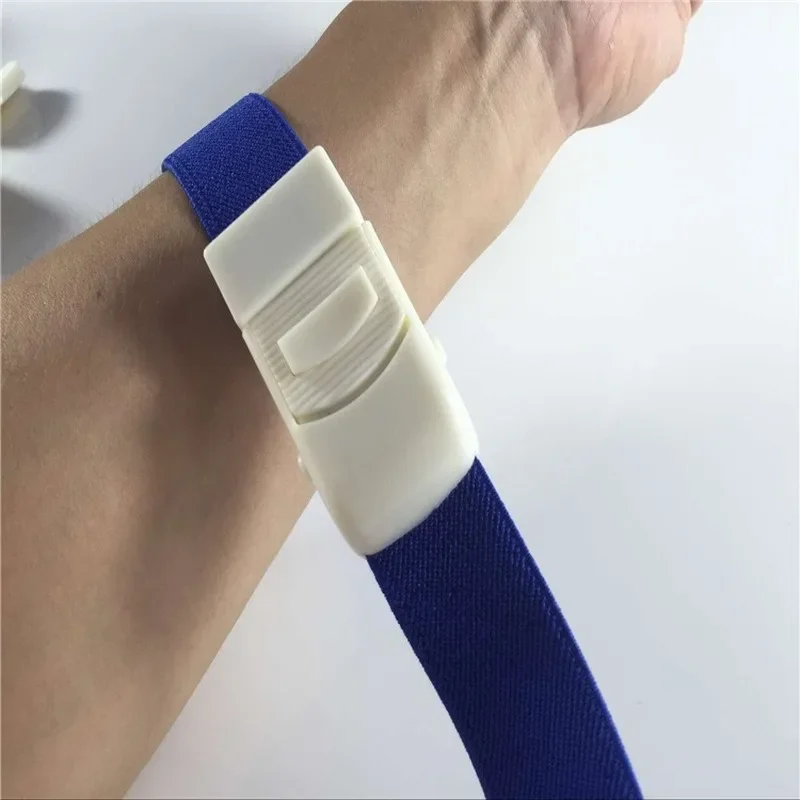 Torniquete a presión ABS de liberación rápida, hebilla de emergencia médica, cinta portátil ajustable, accesorios de emergencia al aire libre, 2,5 cm x 40cm