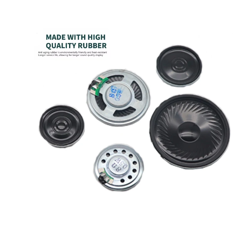 【10-2PCS】8R 0.5W Horn Loud Speaker Buzzer Ringer 20mm 23mm 28mm 30mm 40mm 50mm 8 ohm 0.5W Small loudspeaker