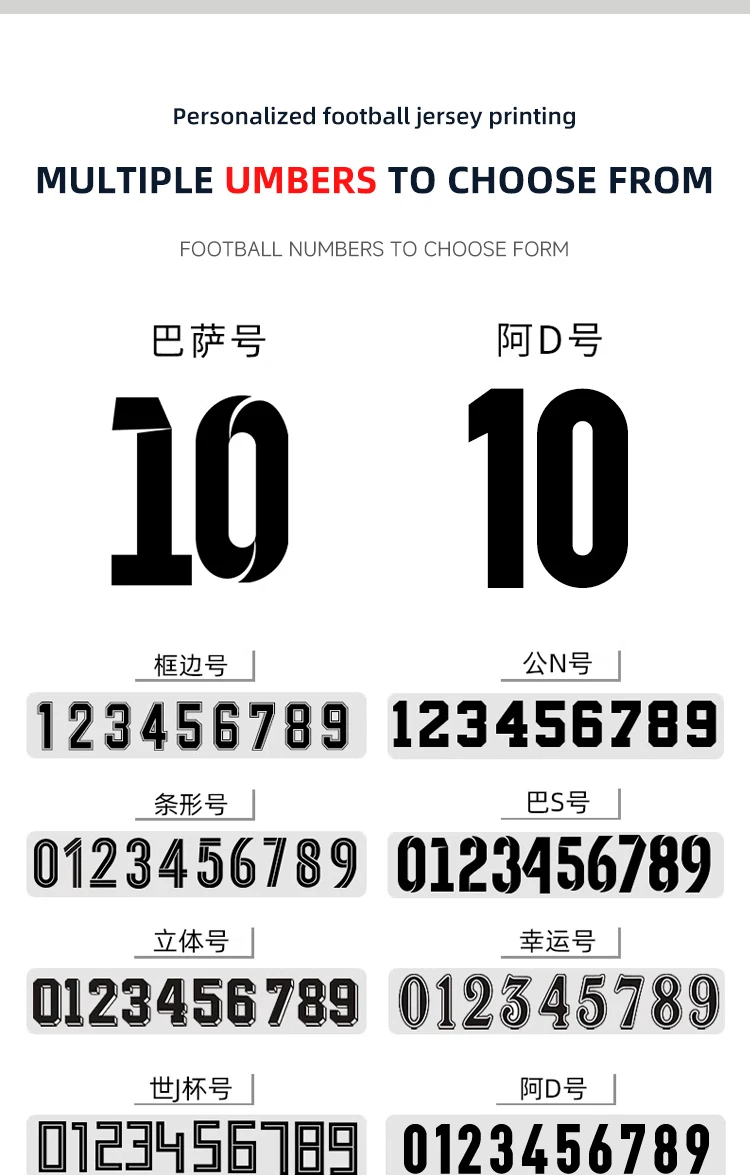 Customization Fee for Football Jersey Soccer Uniform DIY Name Number Logo Sponsor Tracksuit Shirts Basketball Sportswear Outfit