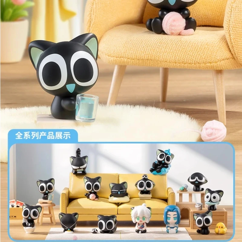 Genuíno playwright luo xiaohei série diária caixa cega guerra memo periférico pequena partícula boneca ornamento bonito partícula decoração