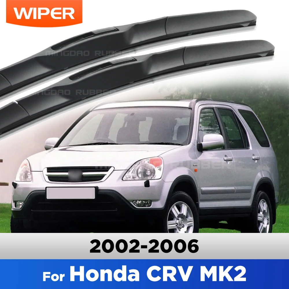 

CREATROAD Front Wiper Blades For Honda CRV MK2 2002-2006 2003 2004 2005 Windshield Wiper Windscreen Window Brush 21"+20"