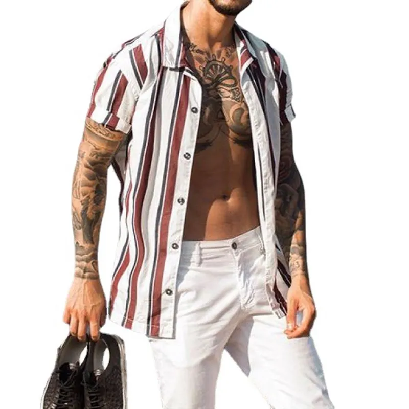 Summer Casual Slim Fit Yellow Striped Youth irt ort Sve Collared PU Leather Baby Girl's Thin Non-fading Resistant