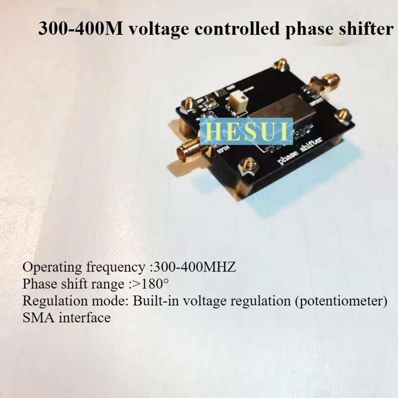 300-400M phase shifter Voltage-controlled RF analog UHF phase shifter microwave adjustable