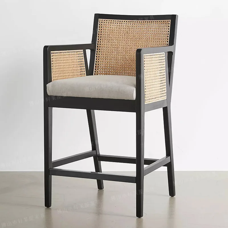 

1220 Elise Cane Bar Chair