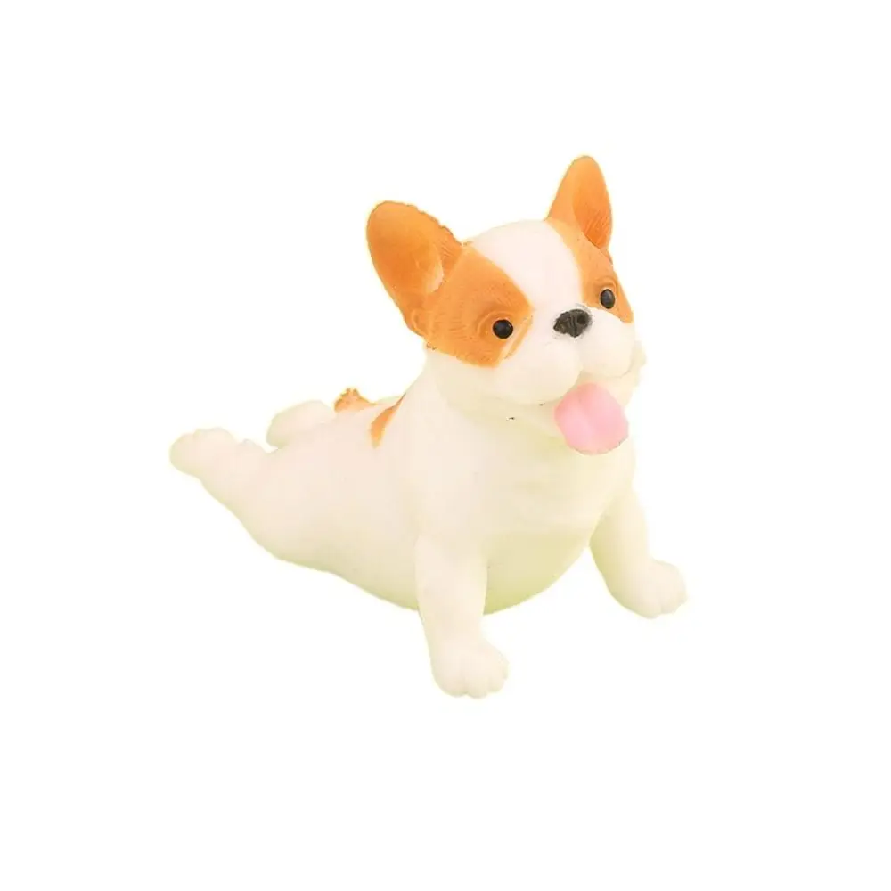 Fidget Toy Dog Squeeze Sensory Toys Pretend Play Stretch Squeezing Squeeze Puppy Toy Cute Soft Simulation French Bulldog