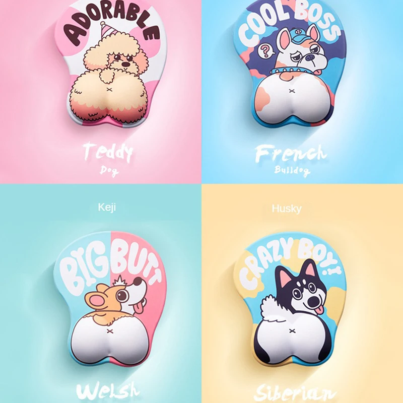 Wrist Support Mouse Pad Environmentally Friendly Silicone Cute And Creative Soft And Comfortable High Quality Non-slip Mouse Pad