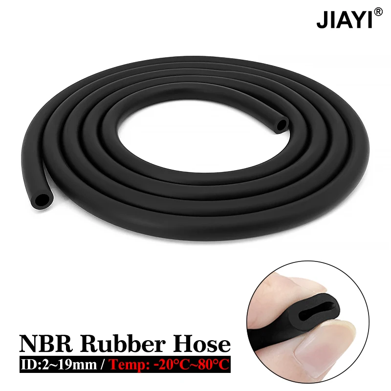 5M NBR Rubber Hose Oil Resistant Pipe ID 2 3 4 5 6 7 8 10 13 16 19mm Rubber Pipe Oil Pipe Nitrile Pipe Hose Tube Tubing