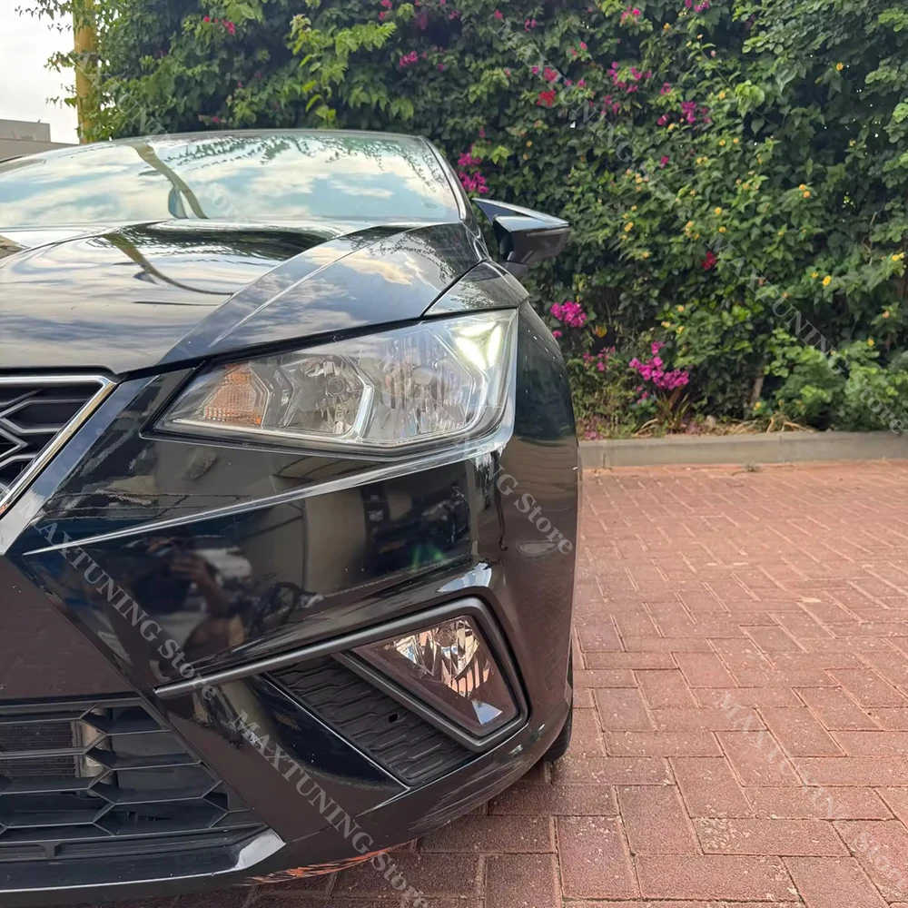 

Side Rearview Mirror Cover For SEAT Ibiza 2008-2024 MK4 MK5 FR Cupra TSI TDI MPI TGI SC ST ABS UV Coat Rear View Cap Decoration