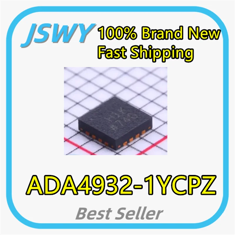 (3/30 pieces) ADA4932-1YCPZ ADA4932-1 Silkscreened H1K LFCSP-16 Low Power Differential Driver Brand New Electronics