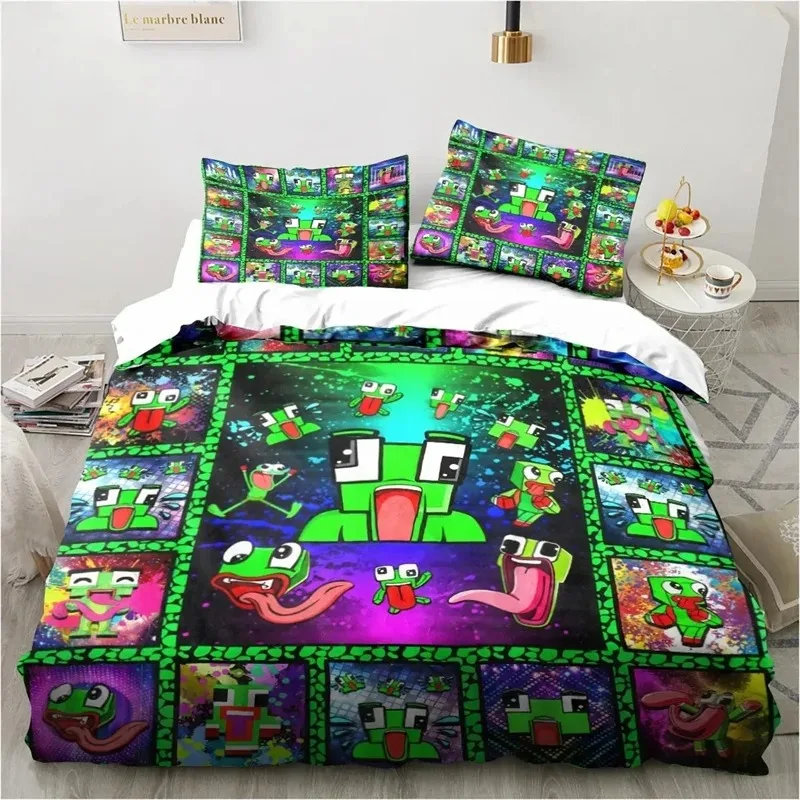 Cartoon Funny Play Unspeak.able Bedding Set Bedroom Soft Bedspreads for Bed Comefortable Duvet Cover Quilt and Pillowcase