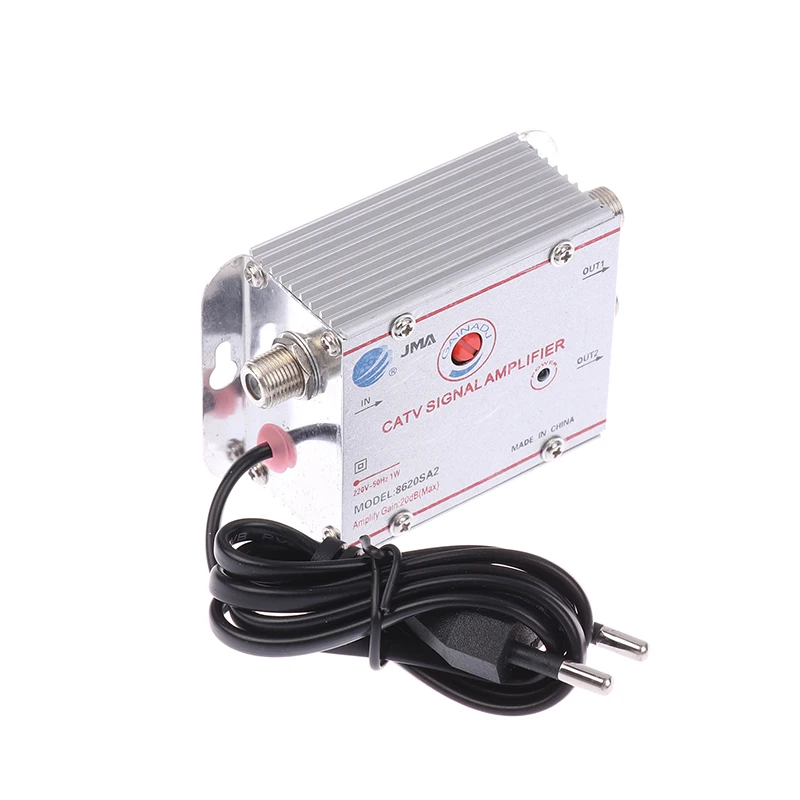 8620SA2 1-input 2-output Terrestrial Cable Digital TV Analog Signal Booster Amplifier