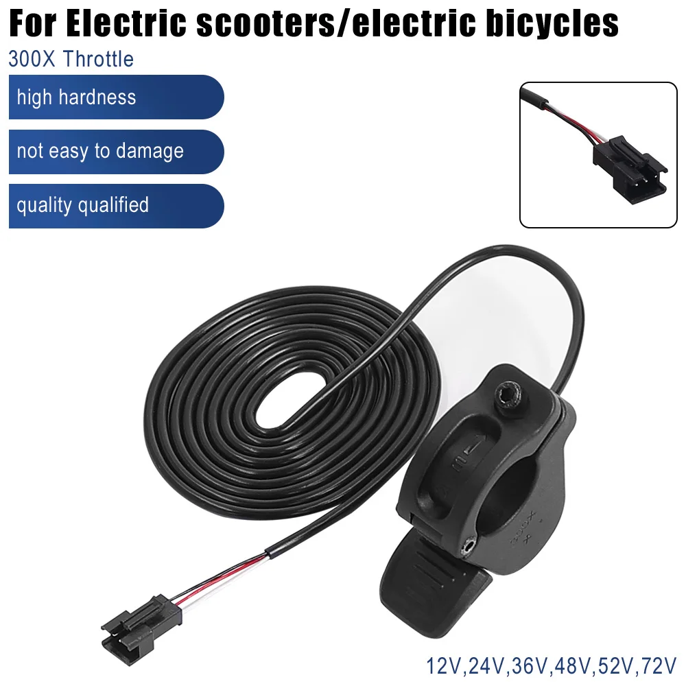 Universal 300X Rechts/Links Hand Gas Elektrische Roller Daumen-drossel für 24V 36V 48V 72V elektrische Fahrrad Beschleuniger Teile – Detail 11