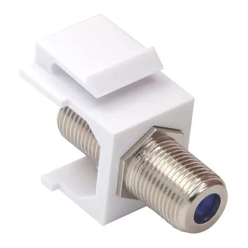 A92Z 50PCS Coax Keystone Jack Insert Coaxial Cable Connector