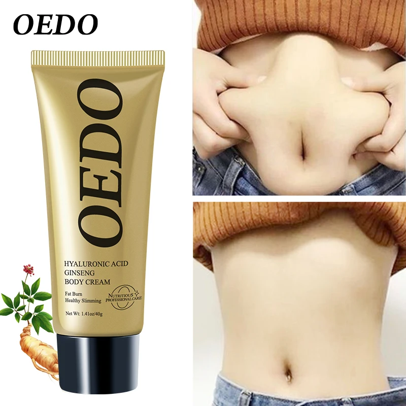 Slimming Cream Burning Creams OEDO Hyaluronic Acid Ginseng Fat Burning Remove Cellulite Lose Weight Slim Body Healthy Slimming