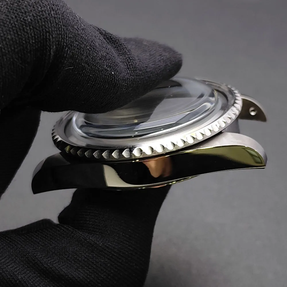 39,5 mm stile retrò FIT NH35 movimento/quadrante cassa in acciaio di alta qualità da uomo accessori per orologi cinturino per bracciale scatola per orologi