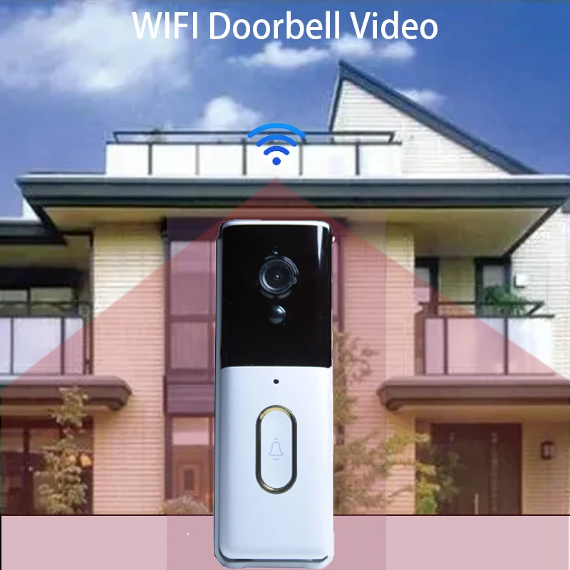 Imagem -05 - Aoskrama Tuya Inteligente wi fi Campainha da Porta de Vídeo Olho Mágico Campainha 1080p hd Pir Intercom Câmera à Prova Impermeável Água Visualizador Vigilância Digital