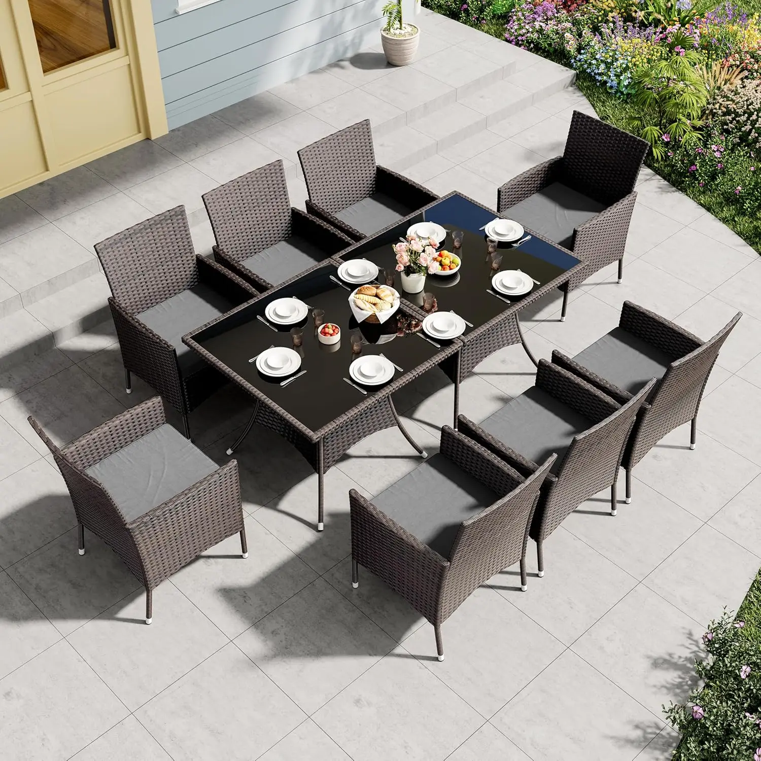 hexagon patio table with umbrella hole KOBLEN Round Tablecloth Elastic Waterproof Cover with Round Table Cloth Outdoor Vinyl Fitted Tablecloths for Picnic Garden(45-56") : Home & Kitchen Bid farewell to water damage and enjoy effortless maintenance Woodard Mesh 54-Inch Hexagon Outdoor