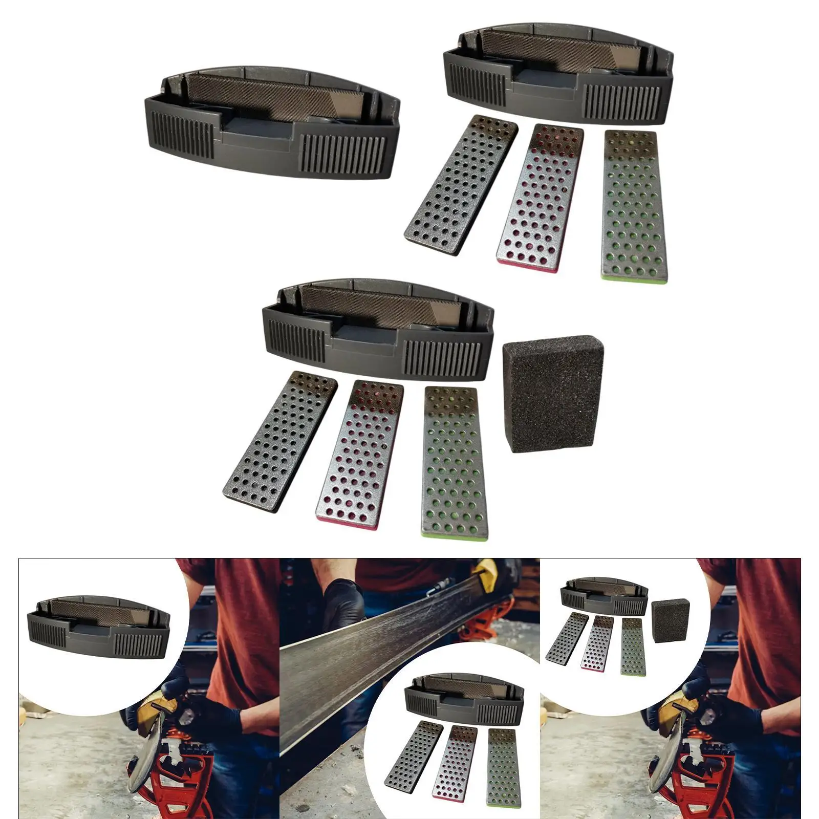 Snowboard Side Edge Sharpener Equipment Durable ABS Ski Board Maintenance Tool for Winter Enthusiasts