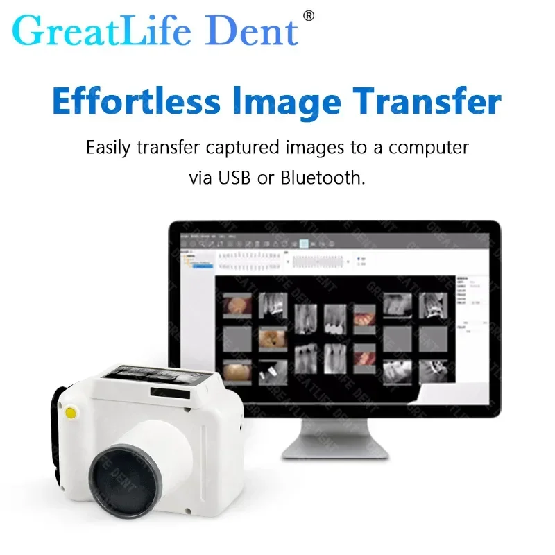 GreatLife  Dental X Ray Camera With Sensor For Dentist Digital X Ray Unit High Frequency X-ray Machine Rvg Image Sensor System