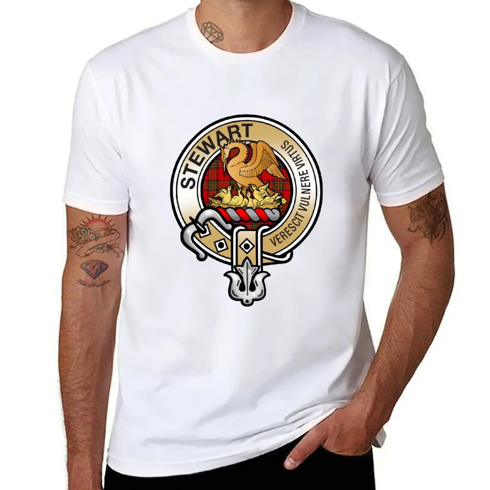

Stewart Clan Crest T-Shirt man t shirt luxury t shirts for man pack white t shirt for man T-Shirt