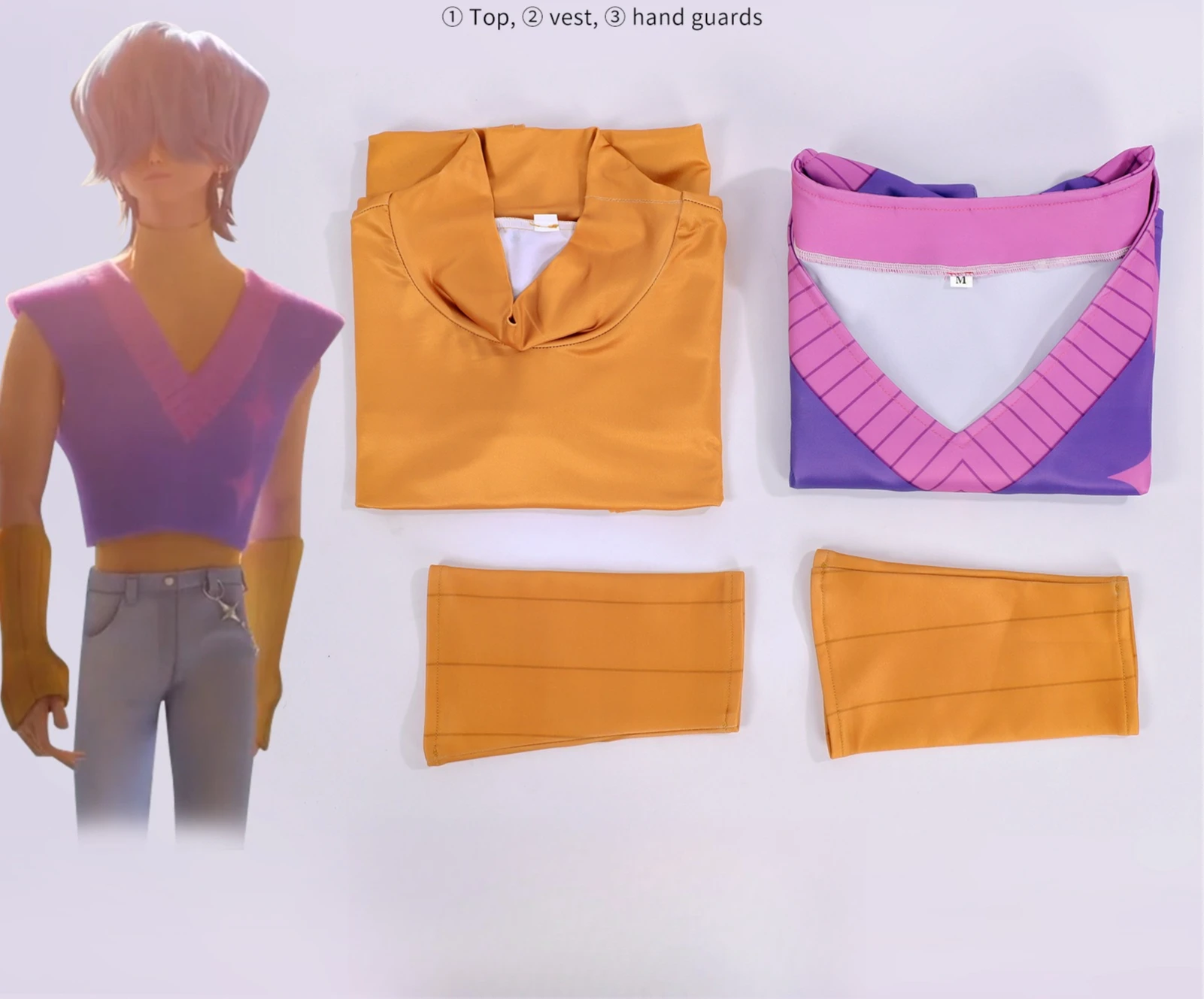 أنيمي KPOP شيطان هنتر زي الهالوين التأثيري ساجا بنين غامض الأرجواني سترة قصيرة الأكمام موضوع حفلة الزي للرجال طفل