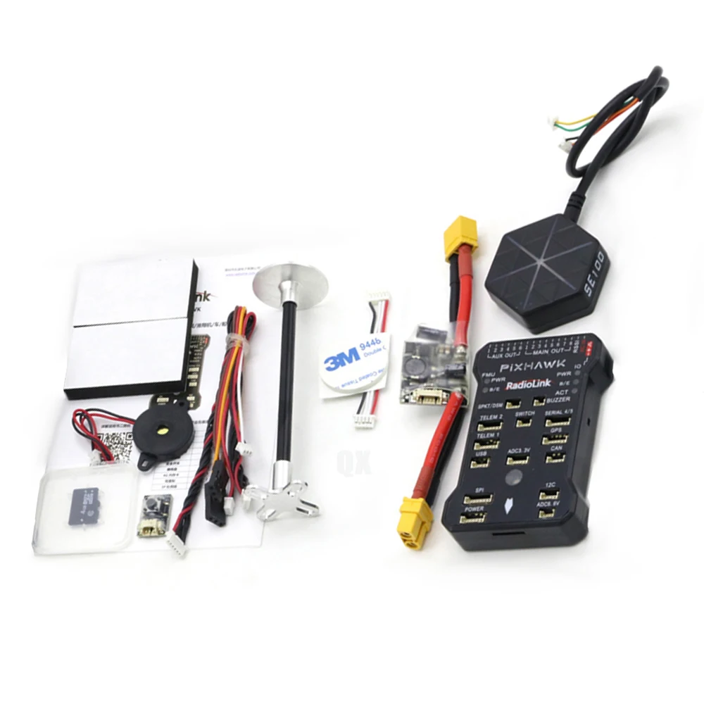 Flight Controller FC Pixhawk PIX APM 32 Bit  with M8N SE100  GPS Module for RC Drone Quadcopter/6-8 Axis Multirotor