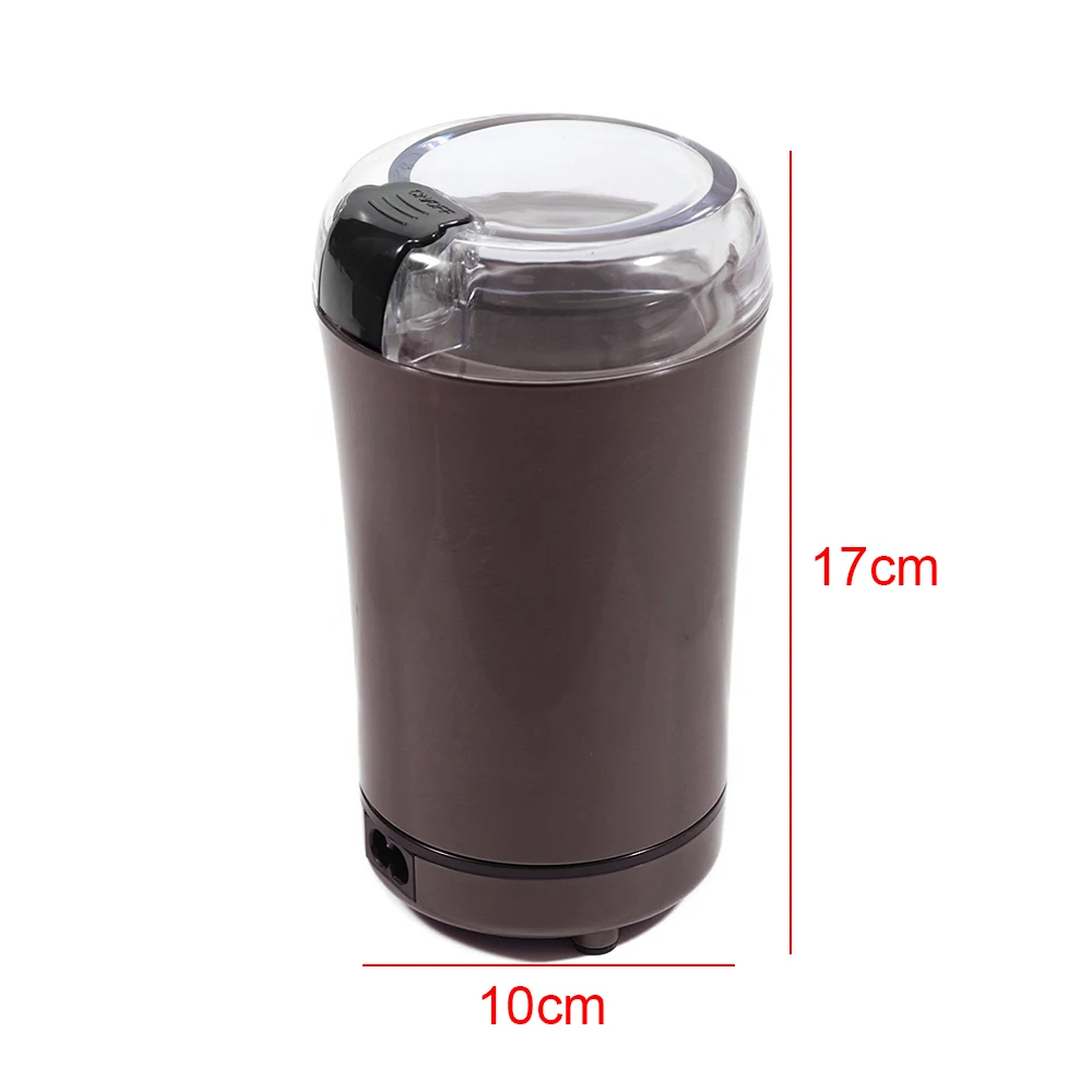 Electric Coffee Grinder Blade Spices Fast With Stainless Steel Blade Beans Herbal Nuts Grains image 3