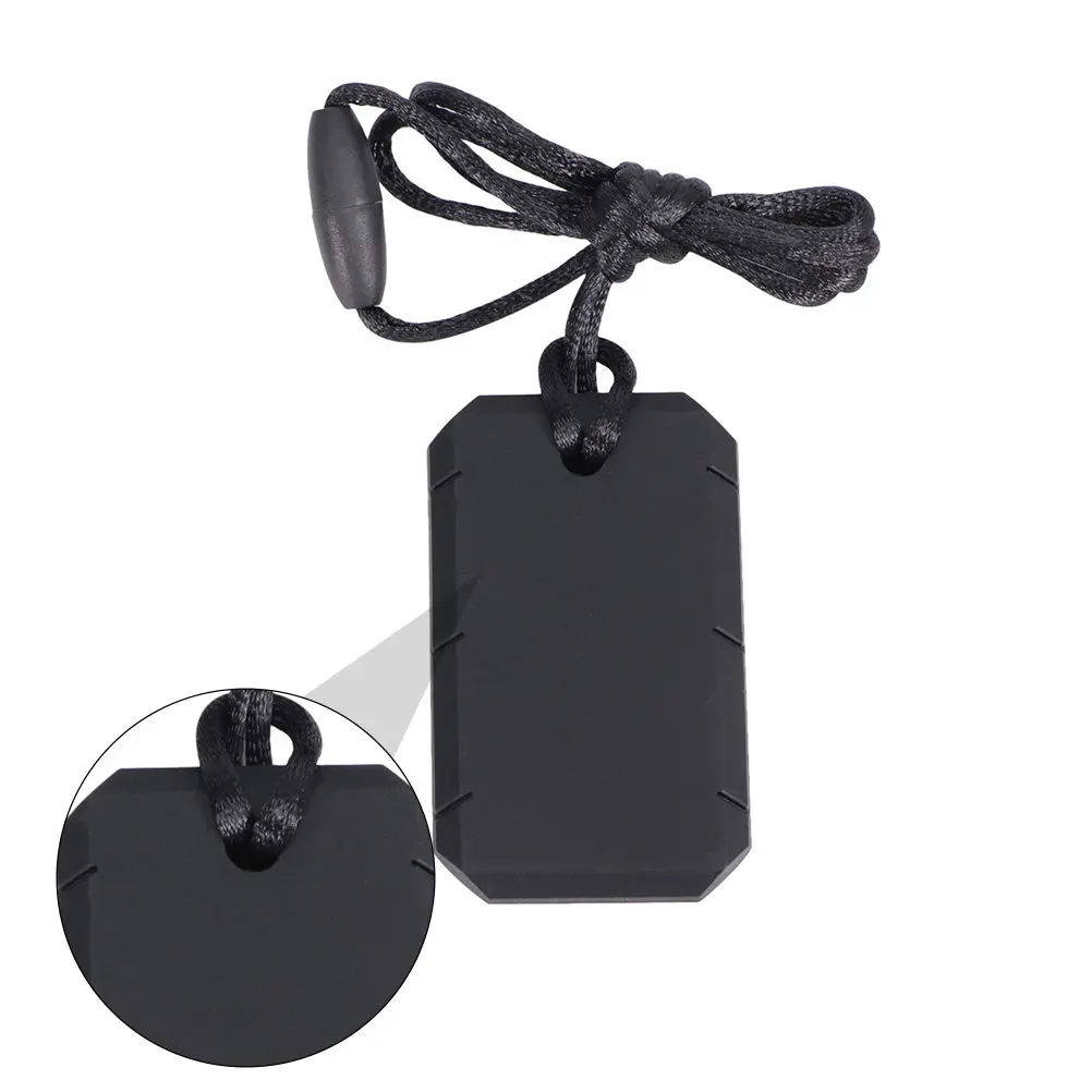 

Dog Tag Teether Silicone Baby Molar Teeth Grinding Stick Black Infant Soothing Chew For Newborns Toddlers Silicone