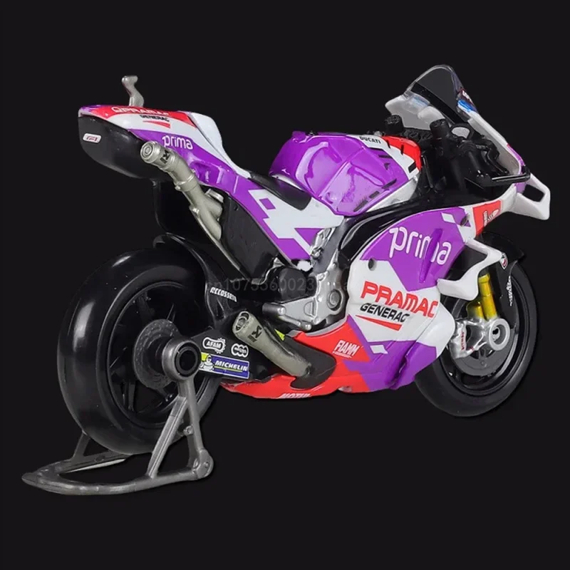 Maisto Motorcycle Model Pramac Racing 1:18 2022 Ducati #5 Zarco #89 Martin Simulation Alloy Vehicle Collection Decoration Gifts