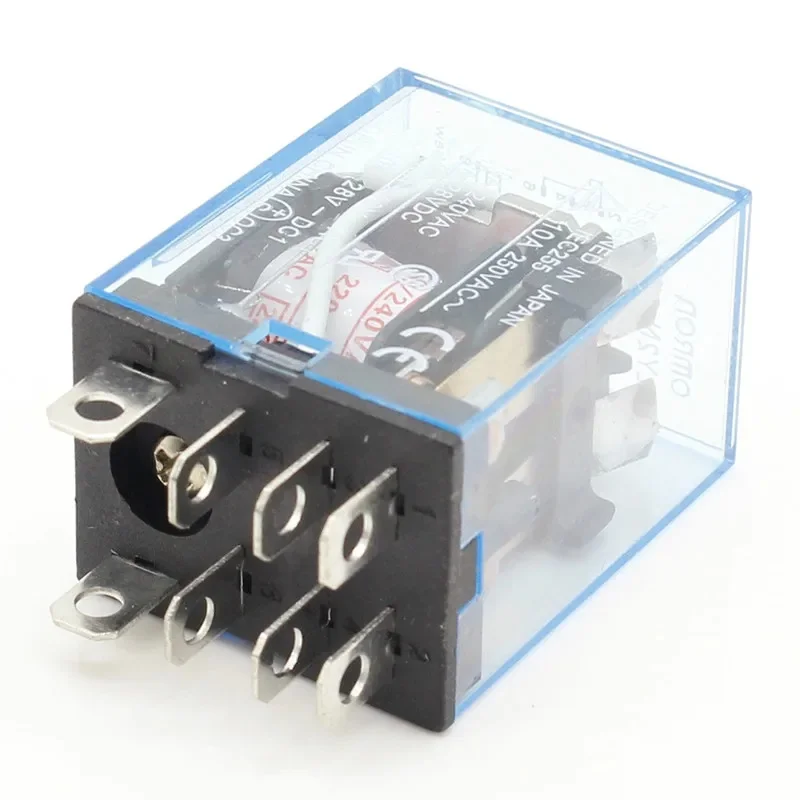 1pcs LY2NJ Electronic Micro Electromagnetic Relay LED Lamp 10A 8 Pins Coil DPDT  AC 220V