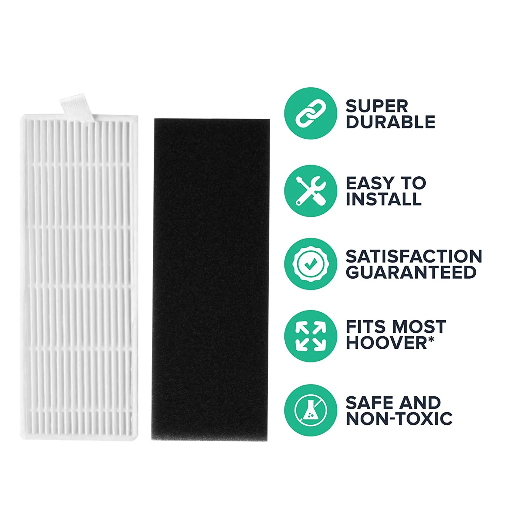 

20Pcs/Lot HEPA Filter & Sponge Filters Replacements For Ilife A4s A6 A4 A40 Dust Cleaning Filter Vacuum Cleaner Accessories-Y48A