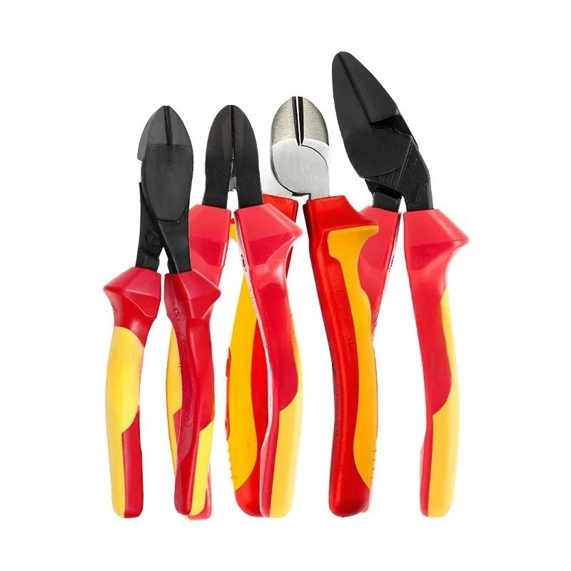

Insulated diagonal nozzle pliers, VDE tools for electricians, labor-saving elbows withstand voltage