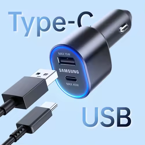 60W Samsung USB Type C Car Charger PD Super Charging Galaxy S25 S24 S23 S22 Ultra 45W 15W Charger Samsung Z Fold 5 4 Flip in Car - Image 3