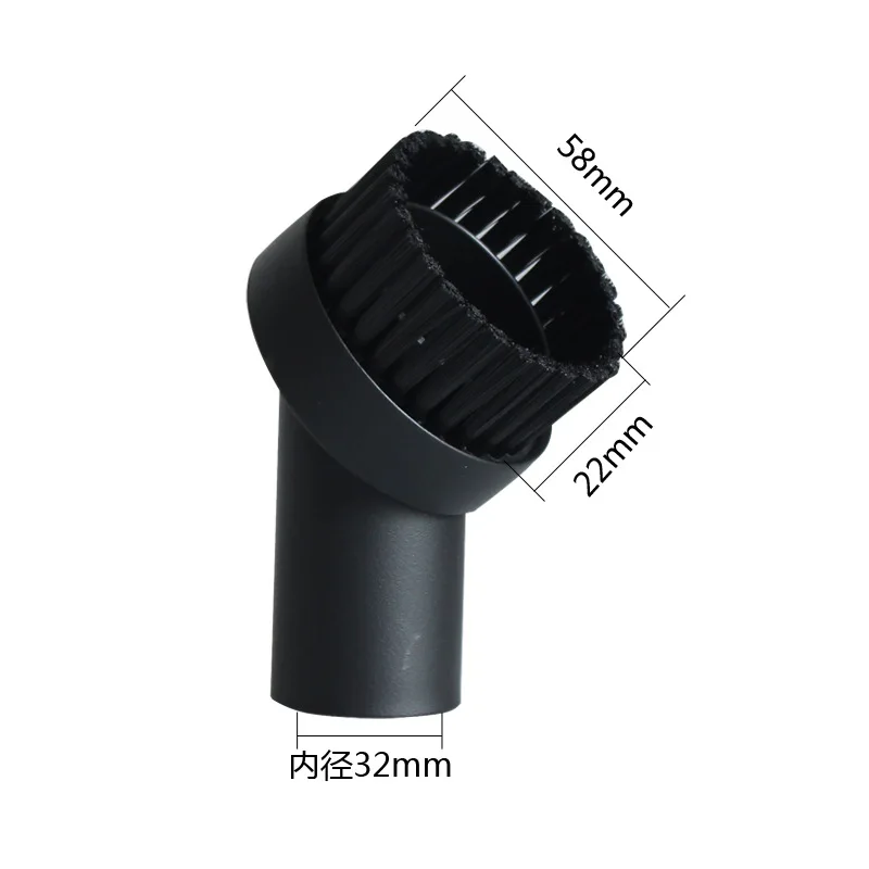 Universal 32mm Vacuum Cleaner Dust Brush Round Brush Head Suction Nozzle Vacuum Cleaner Replacement Accessories