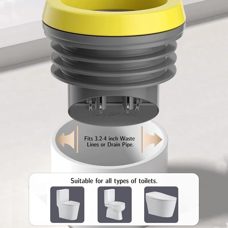 Hot Toilet Flanges Wax Rings With Prevent Backflow Valve - Thick Wax Bowl Ring Fits 3.2-4 Inch Waste Lines Easy Installation