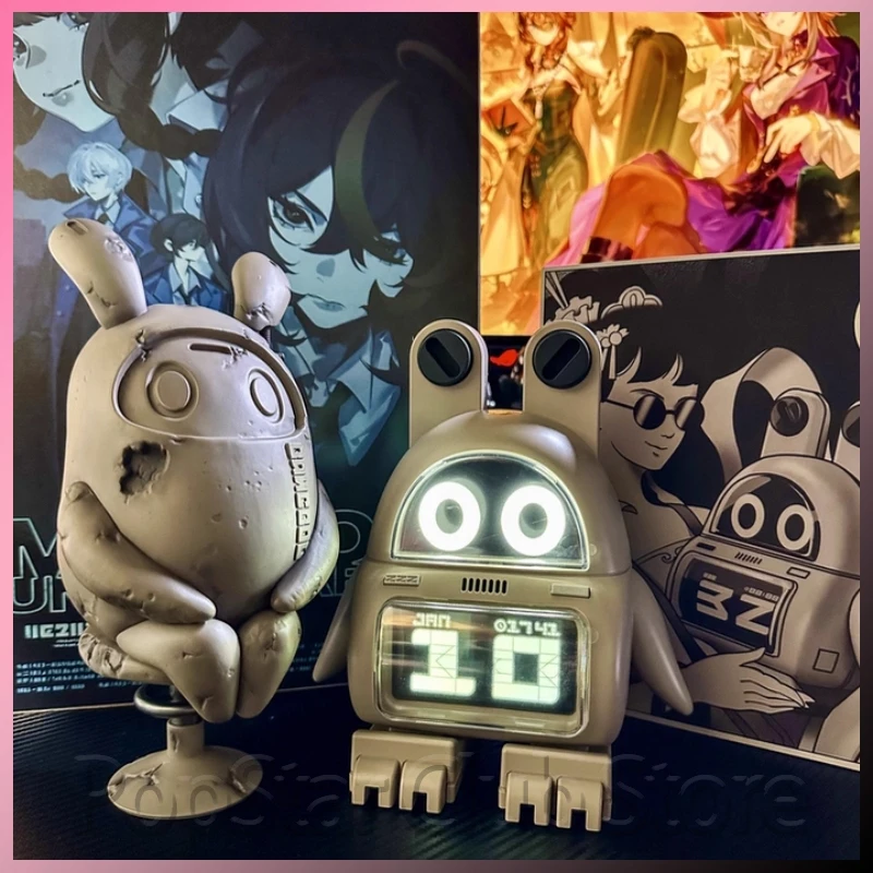 

Official Zenless Zone Zero Bangboo Digital Calendar Alarm Clock Game Peripheral Cartoon Robot Style Desktop Decor Game Fans Gift