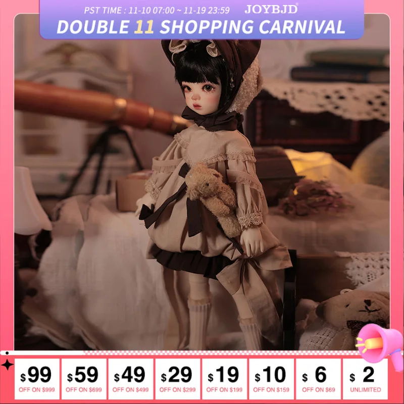 

JOYBJD Niki BJD Doll 1/6 Fullset 29cm Anime Figure Style Resin Toy DIY Gift