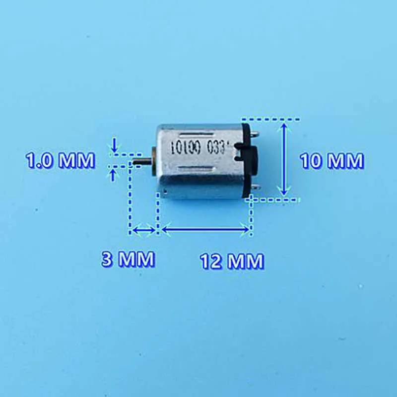 4PCS DC 3V Micro Motor 27600RPM High Speed Engine with Precious Metal Brush Mini Motors M10-10100 DIY Accessories Parts