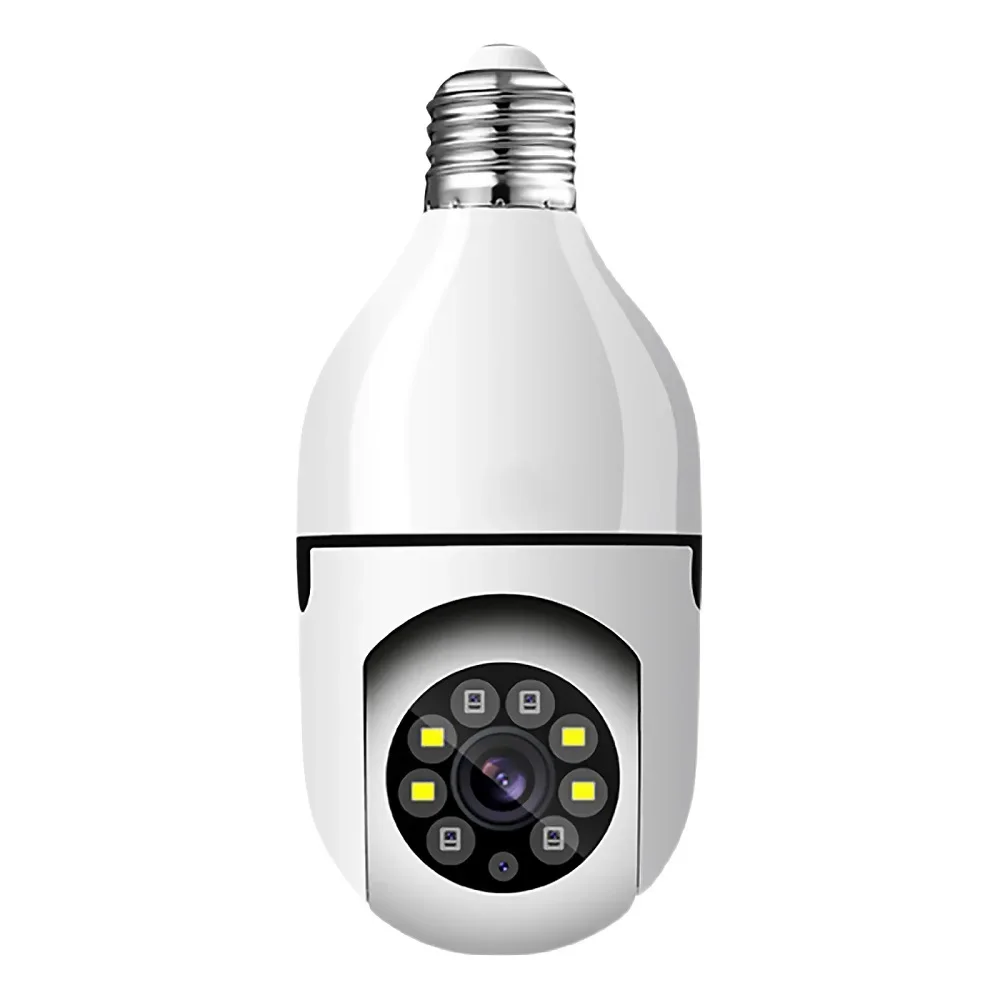 Smart home light bulb lamp wifi 2MP camera 360 Degree pnaoramic wireless  IR  Security VR CCTV security Camera