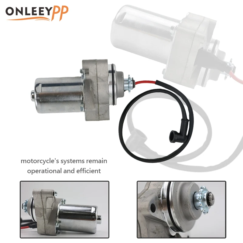 

ONLEEYPP мотоциклетный 3-болтовый стартер с линией для 50cc до 140cc мотоциклетные электрические стартовые двигатели аксессуары для мотокросса