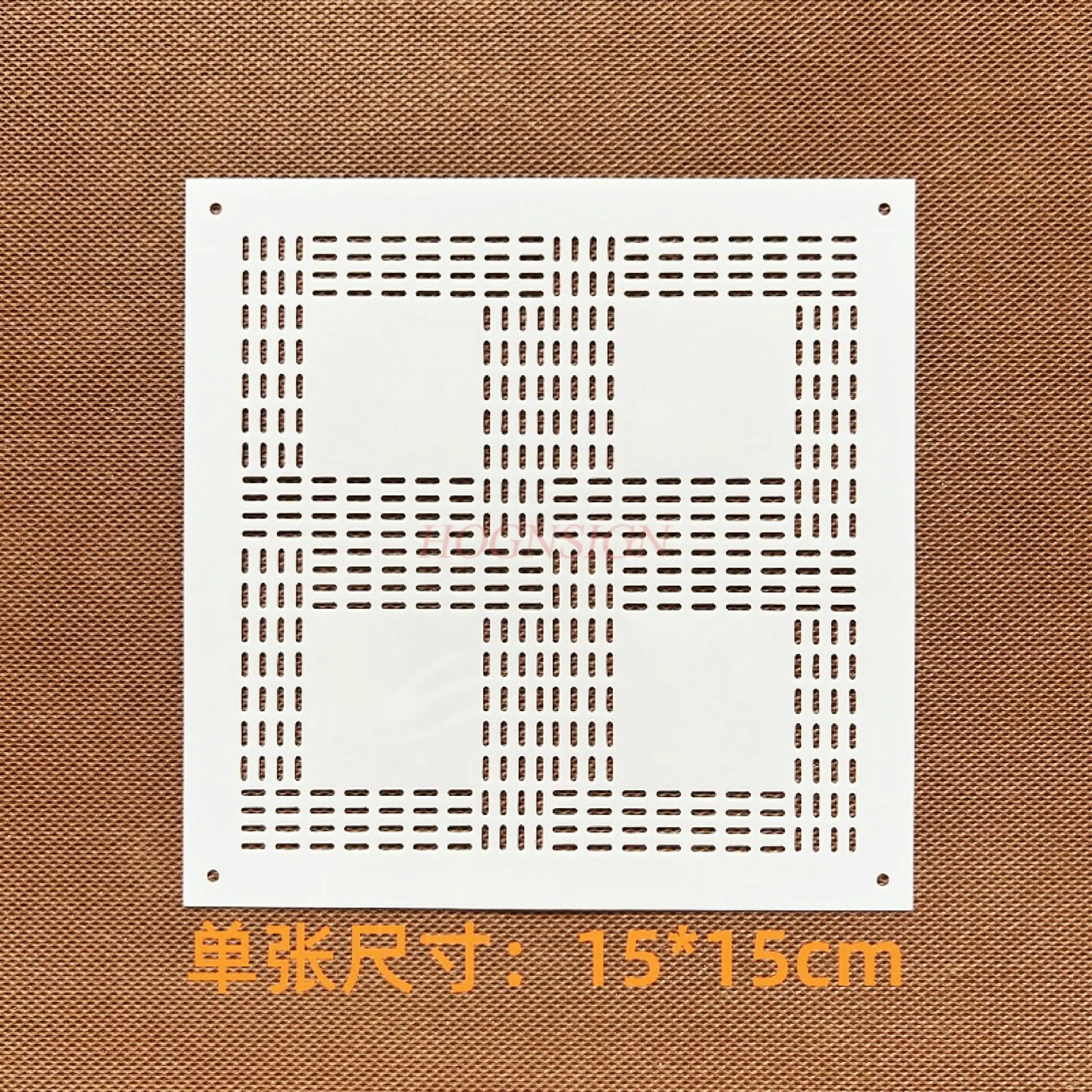 1 قطعة غرزة التطريز قالب التطريز شكل هندسي نقطة مصفوفة سلسلة اللوحة جوفاء التطريز مجلس أداة مساعدة