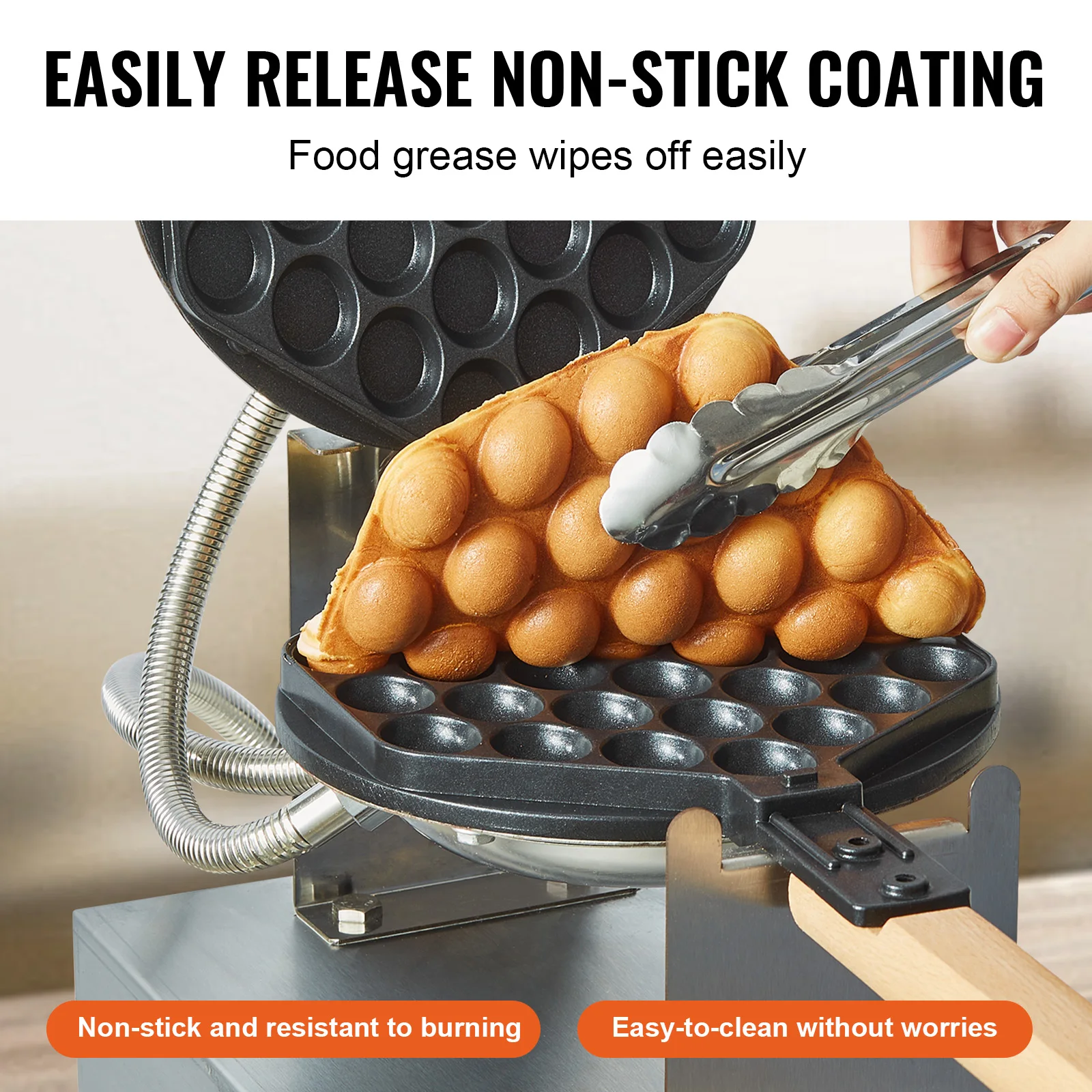 Commercial Egg Bubble Waffle M - огляд і ціна Egg Waffle Pan